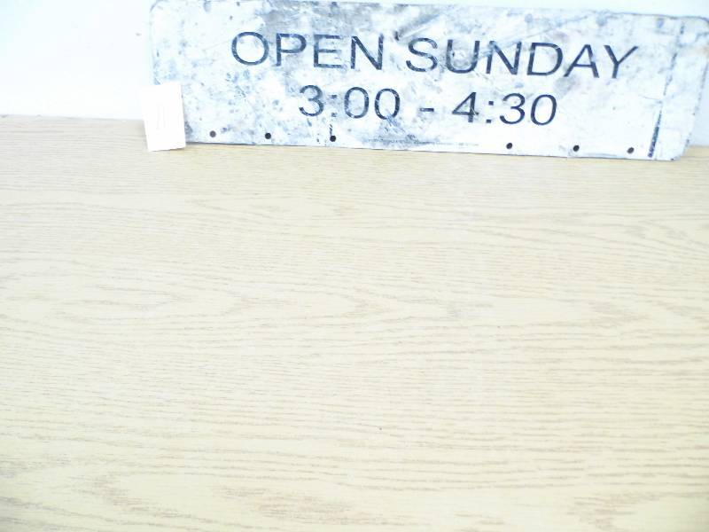 Open Sunday Sign