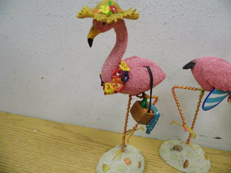 Set of 4 Flamingos