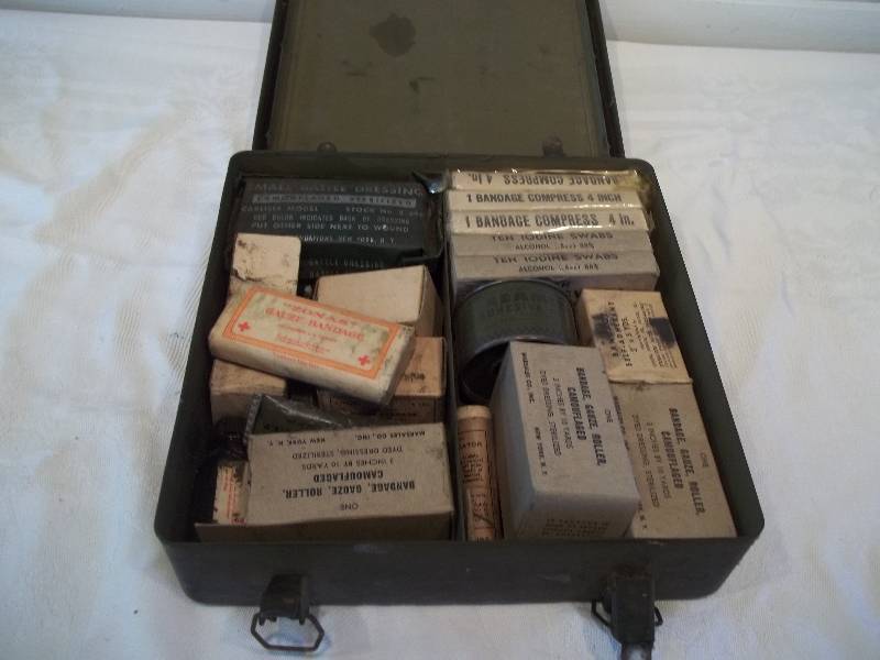 Vintage Military First Aid Kit