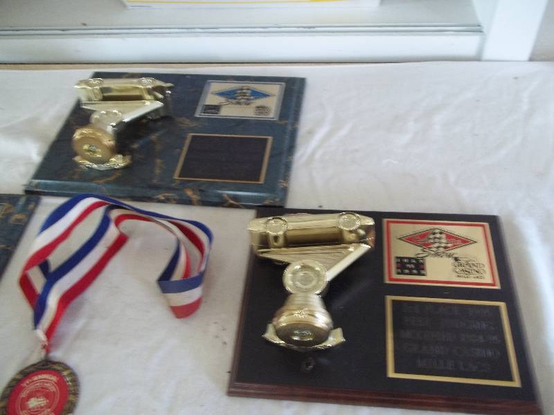Box of Plaques and Trophies