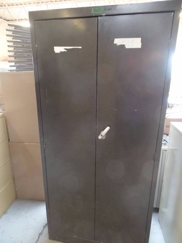 Abi 252 Commercial Office Equipment In Minneapolis Minnesota By A Large Steel Storage Cabinet With 4 Adjule Cubbies Top Shelf And Clothes Hanger By Stancraft Measures 3 Ft Wide X 1 2 Deep 6 Tall