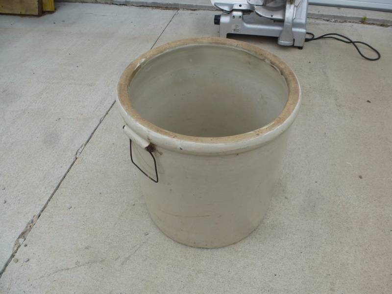 Antique Redwing Stone Crock