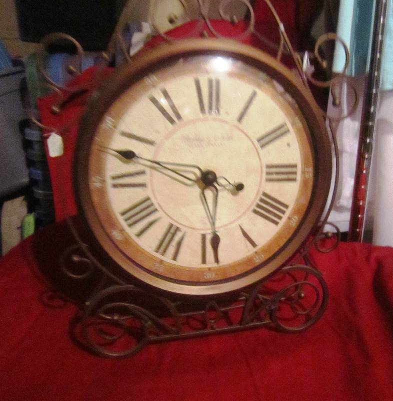 lot 266 image: Sterling and Noble Clock Company Clock