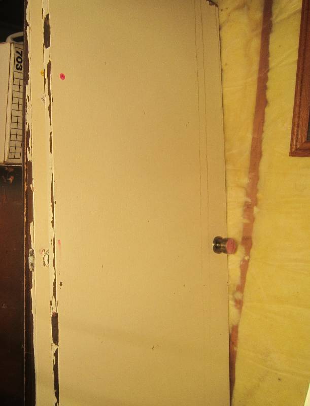 lot 304 image: White Painted Door 80 x 30