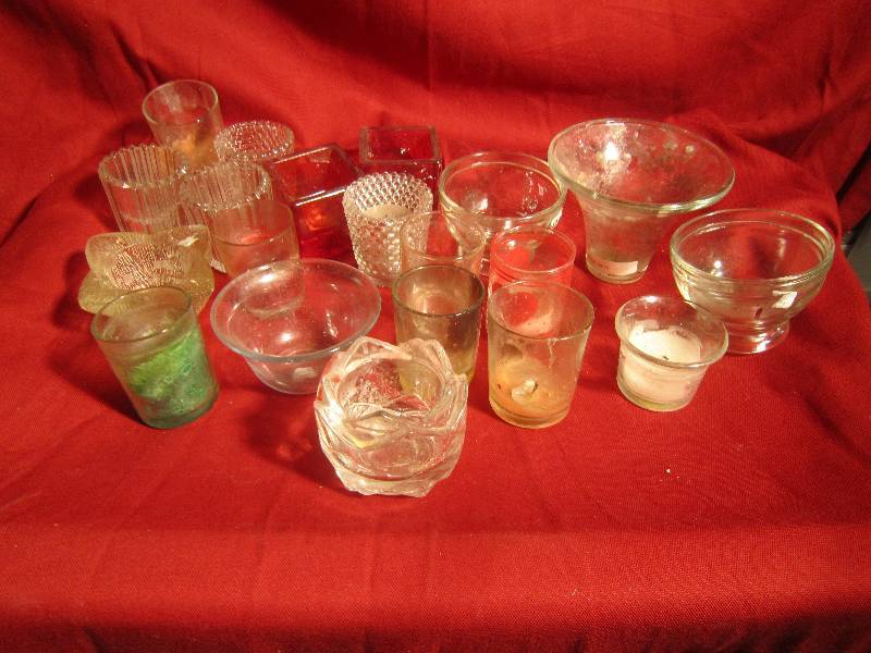 lot 350 image: Misc Lot of Glass Votive Holder