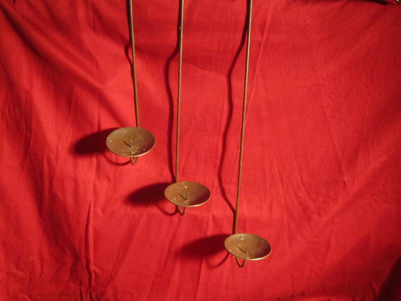 lot 366 image: Set of 3 Candle Holders
