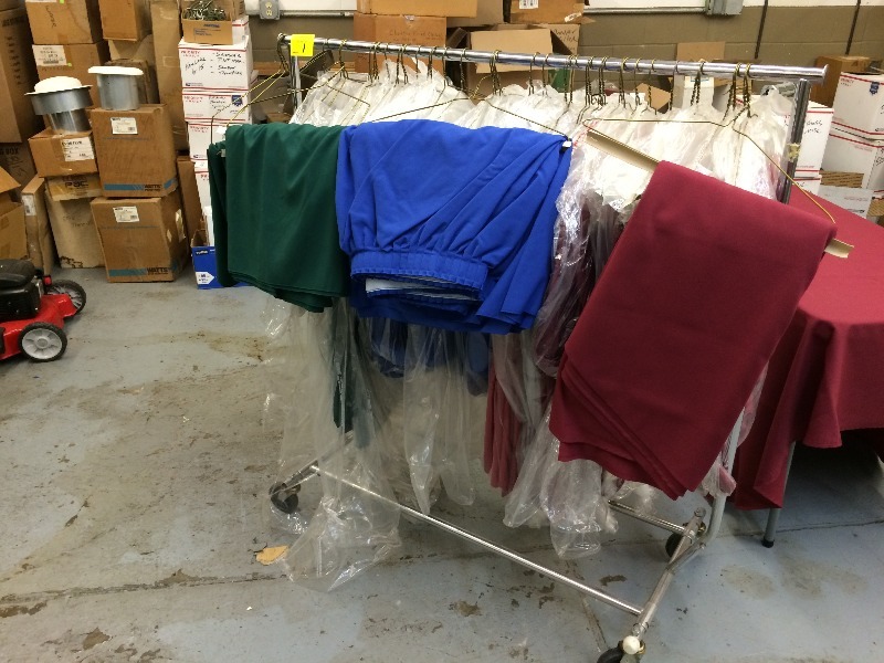 Assorted Table Lines and various colors - Includes rack