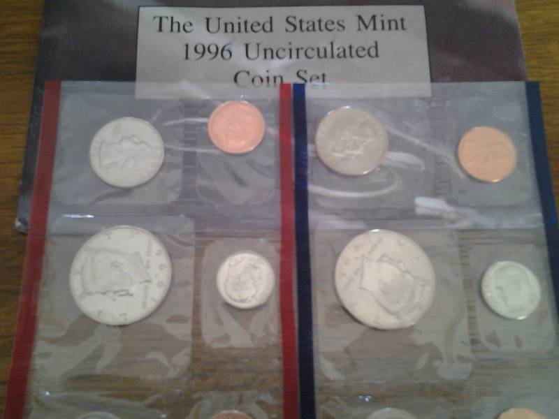 1996 US Mint Unc Coin Set