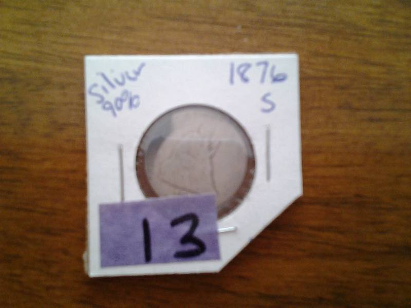 1876 S Seated Quarter