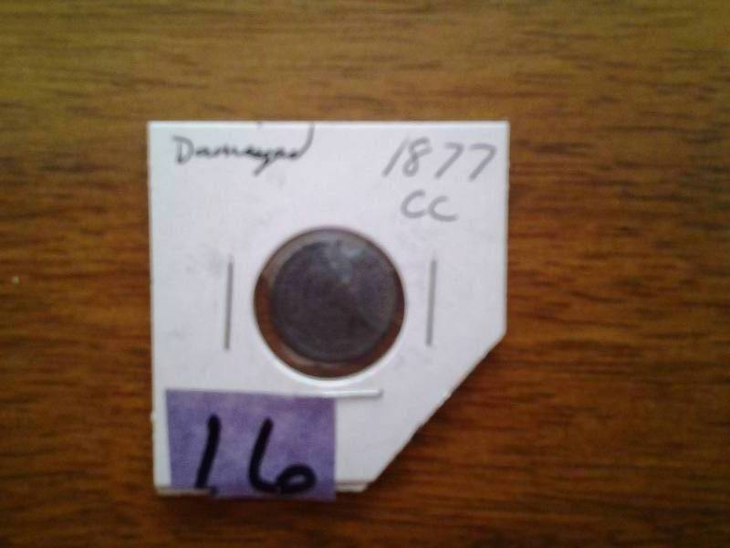 1877 CC Seated Dime