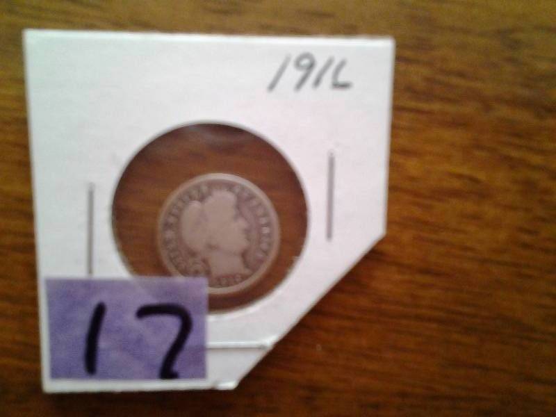 1916 Morgan dime