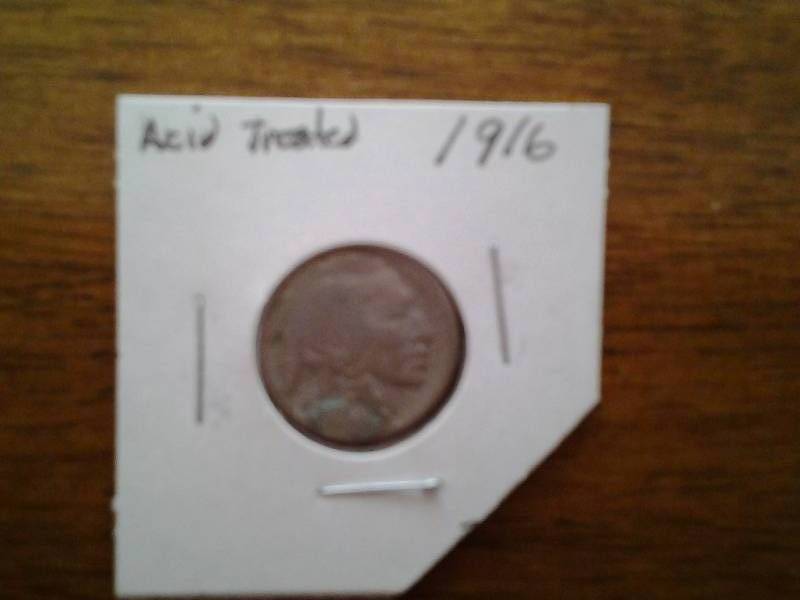 1916 Buffalo Nickel (Acid Treated)