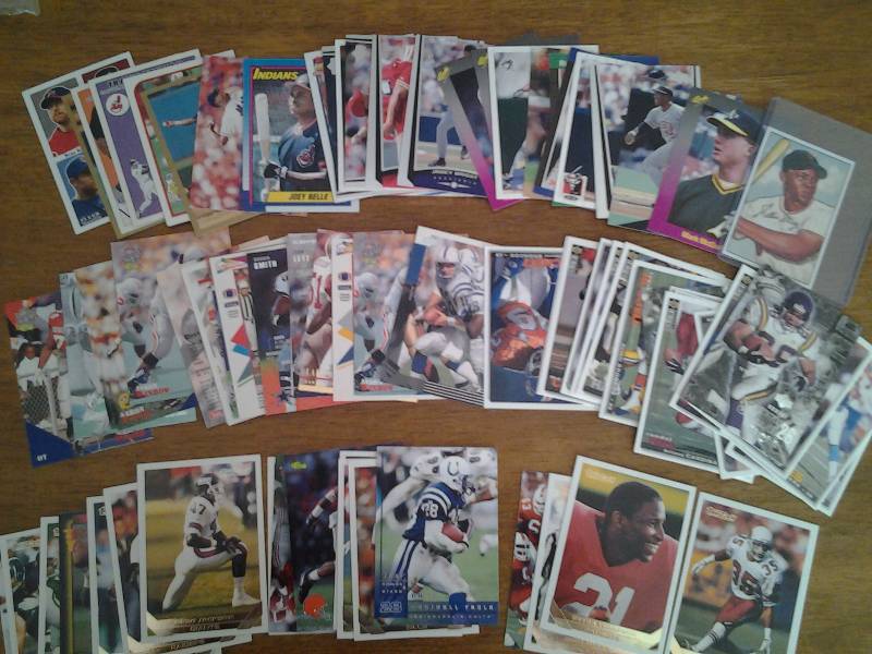 Topps, Upper Deck, Classic, Fleer, Score  Baseball & Football Cards