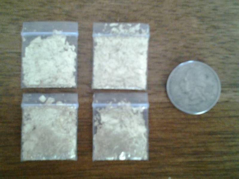 4 Little Bags Of Gold Flake No Guarantee Of Quality Or Quantity