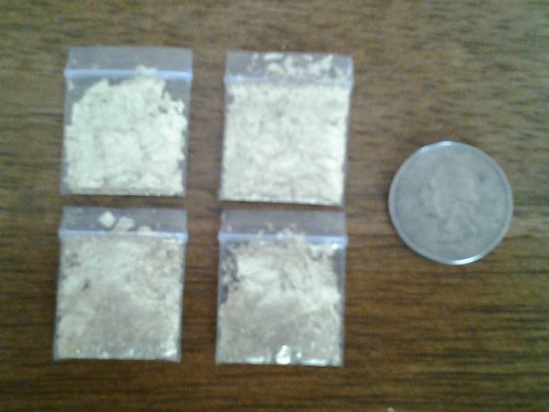 4 Little Bags Of Gold Flake No Guarantee Of Quality Or Quantity