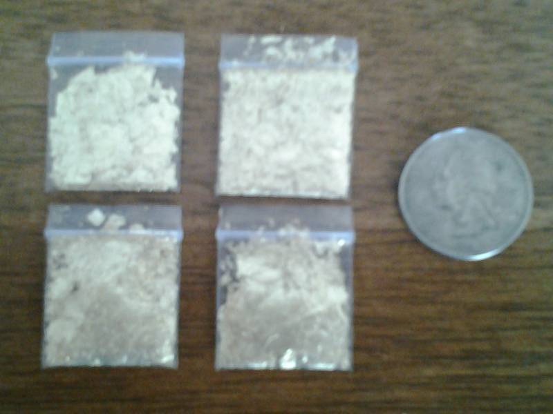 4 Little Bags Of Gold Flake No Guarantee Of Quality Or Quantity