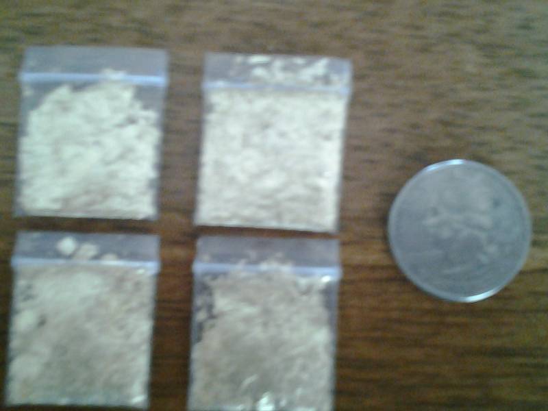 4 Little Bags Of Gold Flake No Guarantee Of Quality Or Quantity