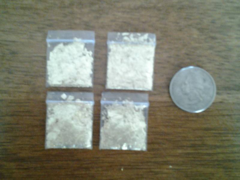 4 Little Bags Of Gold Flake No Guarantee Of Quality Or Quantity