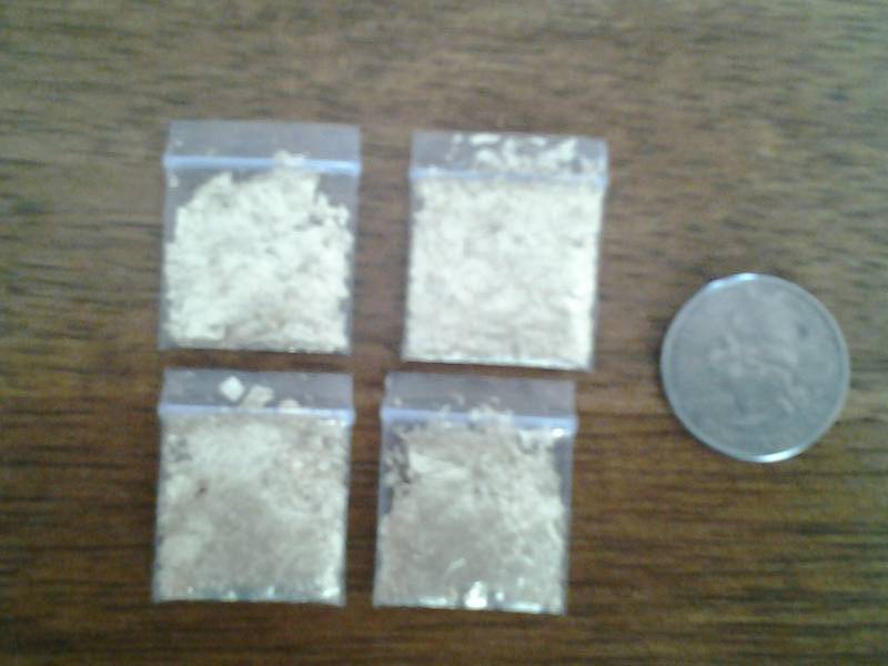 4 Little Bags Of Gold Flake No Guarantee Of Quality Or Quantity