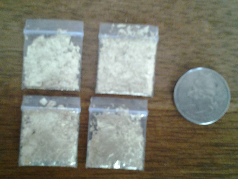 4 Little Bags Of Gold Flake No Guarantee Of Quality Or Quantity