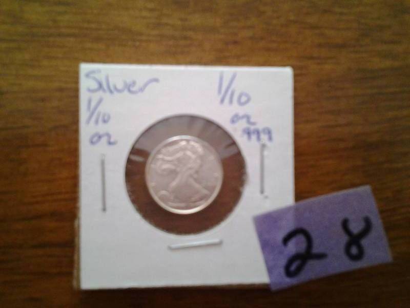 110 Oz. Silver Eagle Commemorative .999 Fine