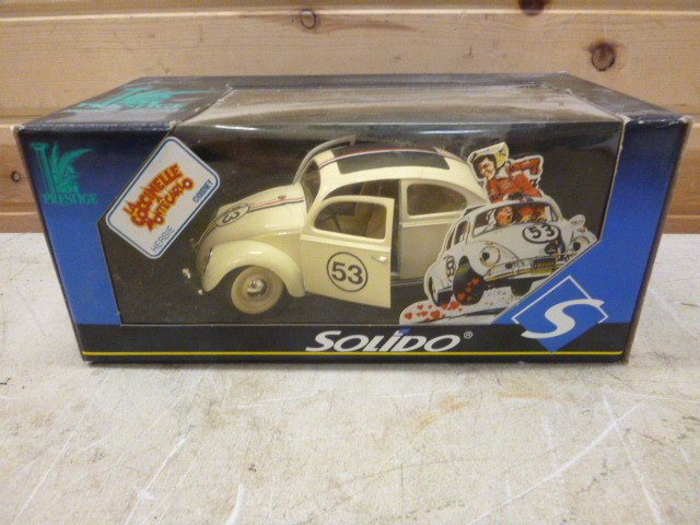 lot 11 image: Preslige Solido Die Cast Herbie VW Car