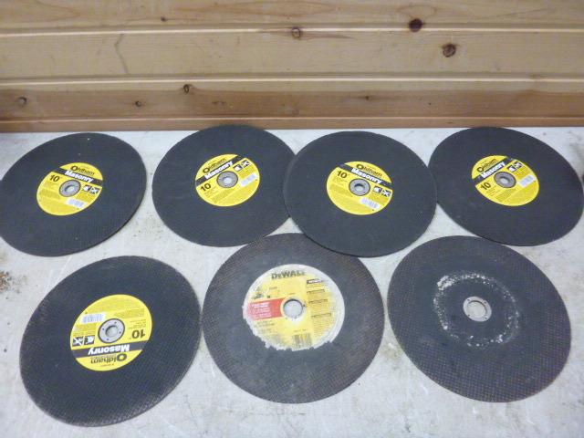 lot 19 image: 7 Masonry Blades