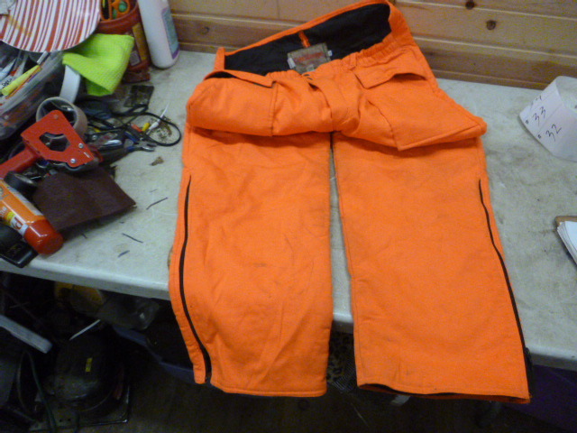 lot 32 image: Cold Storage Blaze Orange Pants