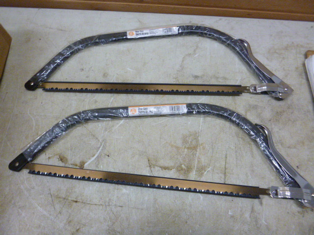 lot 45 image: 2 New Bow Saws