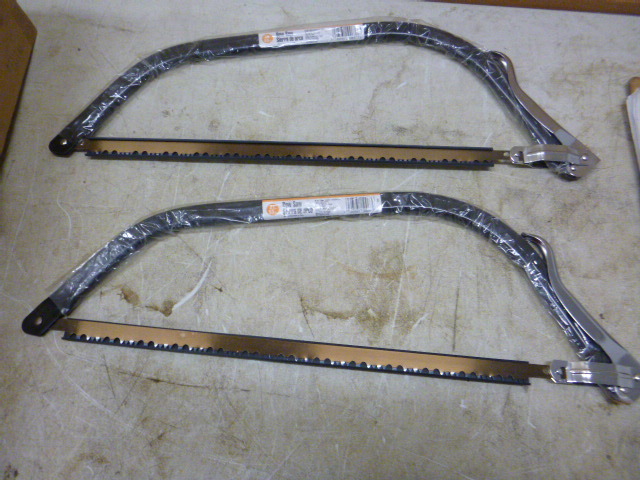 lot 46 image: 2 New Bow Saws