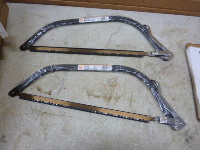 lot 49 image: 2 New Bow Saws