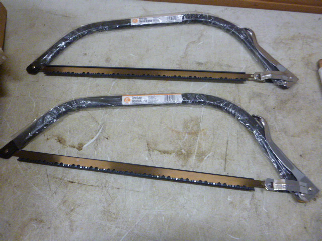 lot 50 image: 2 New Bow Saws