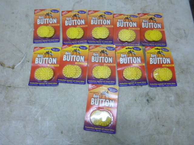 lot 96 image: 11 Packs of Bug Buttons