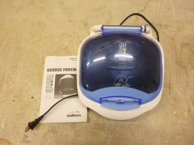 lot 163 image: George Foreman Lean Meal Grilling Machine