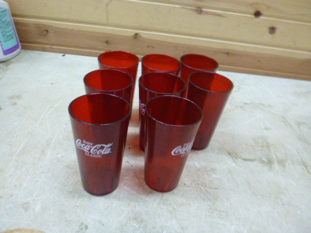 lot 185 image: 6 Coca-Cola Glasses