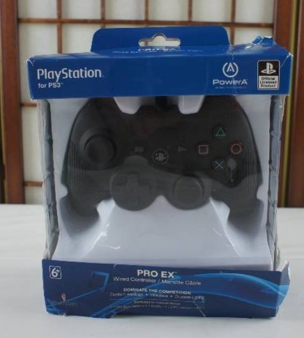 lot 14 image: Power A Pro Ex Wired Controller for Sony PS3 - Black