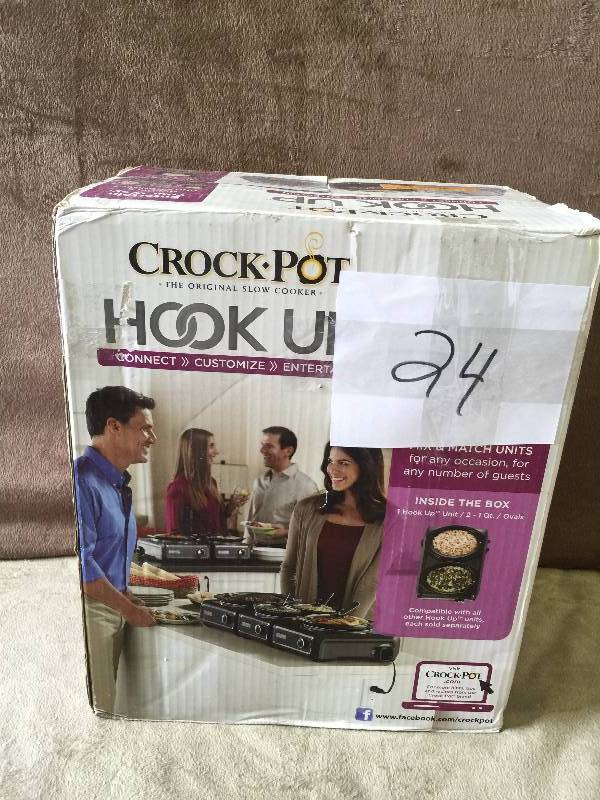 lot 24 image: Hook Up Crock Pot