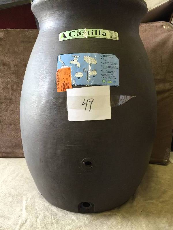 lot 49 image: Castilla 50 Gal Rain Barrel