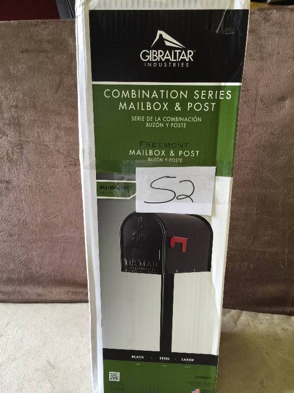 lot 52 image: Gibraltar  Mailbox and Post