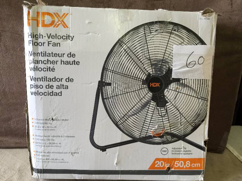 Hdx High Velocity Floor Fan Kx Real Deals Furniture Tools
