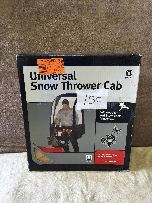 lot 150 image: Universal Snow Thrower  Cab