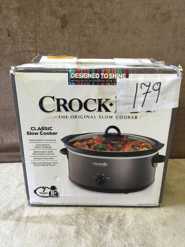 lot 179 image: Crock Pot 7 Qt