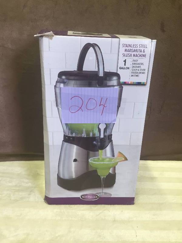 lot 204 image: Stainless Steel Margarita & Slush Machine