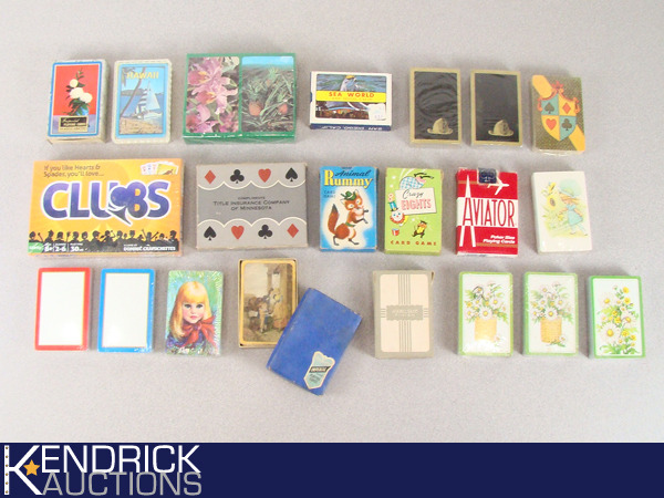 lot 36 image: Large Lot of Vintage Collectible Playing Cards