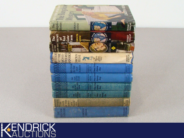 lot 41 image: 10 Vintage Hard Cover Nancy Drew Books