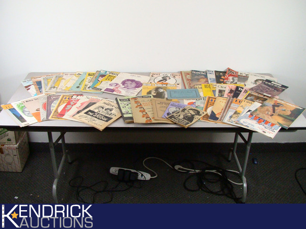 lot 45 image: Large Lot of AntiqueVintage Sheet Musc
