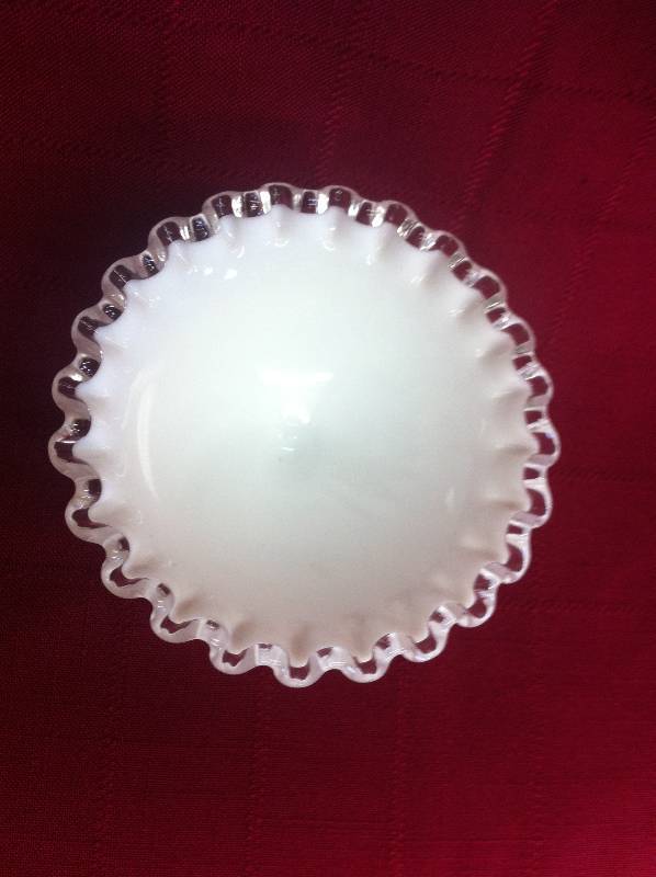 8 Fenton Silver Crest Parfait Dishes