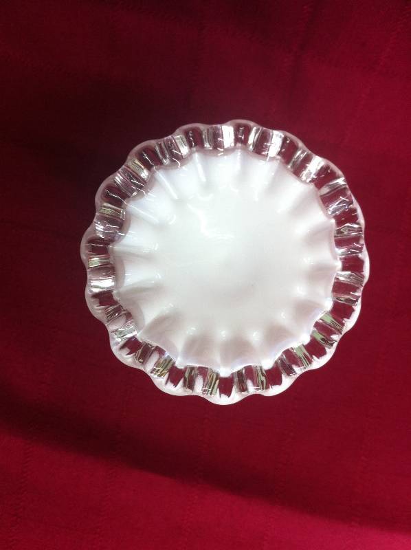 8 Fenton Silver Crest Goblets