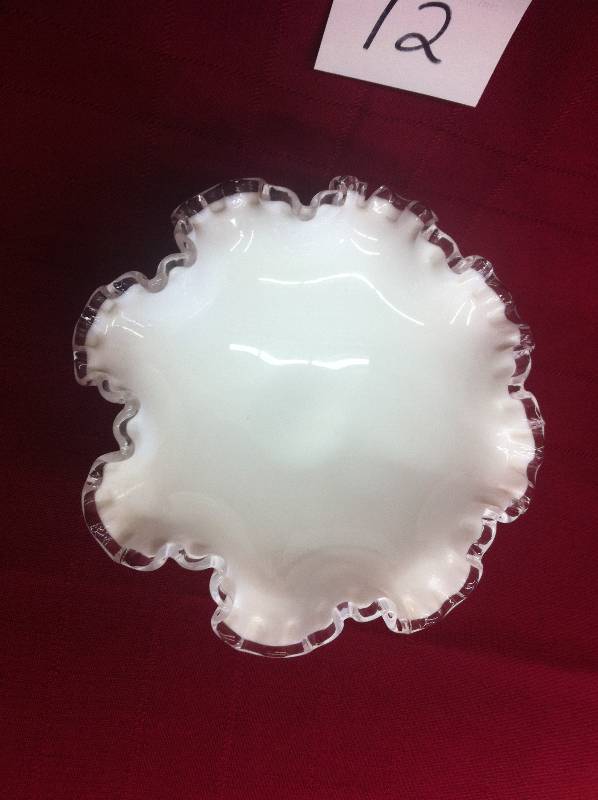 Fenton Silver Crest Serving Dish