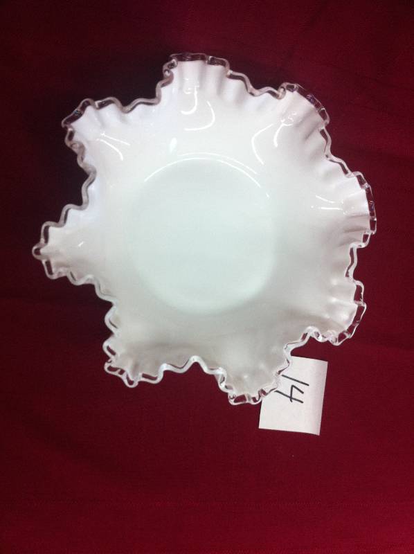 Fenton Silver Crest Serving Dish